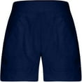 thumbnail image 4 of WILLBEST Pantalones Cortos Casuales de Verano para Mujer, Cintura Elástica, Entrepierna de 18 Cm, Cómodos Conjuntos de Playa con Bolsillos Prácticos para Uso Diario. Chica, 4 of 4