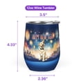 thumbnail image 5 of Happy New Year with Labrador Retriever Fireworks Holiday Xmas Winter 2025 12oz Stainless Steel Wine Tumbler Insulated Cup with Lid Lab Dog Lover Gifts - 00025, 5 of 5
