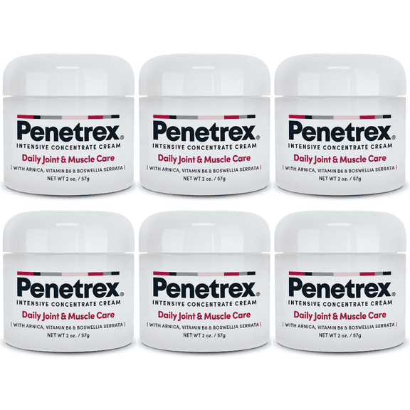 Penetrex Daily Joint & Muscle Care, 2oz Cream (6-Pack)