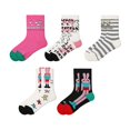 thumbnail image 1 of 5 pares de calcetines para mujer, calcetines de tubo medio, calcetines de vacaciones, calcetines de vestir, calcetines casuales, calcetines tobilleros Yinane Calcetines de la tripulación, 1 of 8