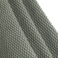 thumbnail image 2 of Unique Bargains 100% Cotton Knit Throw Blanket for Bed Sofa Gray 51" x 59", 2 of 7