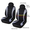 thumbnail image 2 of Paquete de 4 fundas universales para asientos de coche, fundas para asientos delanteros y traseros, accesorios para el coche, apto para las cuatro estaciones, 2 of 2