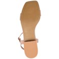thumbnail image 6 of Journee Womens Beyla Open Square Toe Flat Sandals, 6 of 10