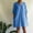 Light Blue, variant on Women's Dresses Under $10 Summer Loose Casual V-Neck Solid Short Sleeve Dresses