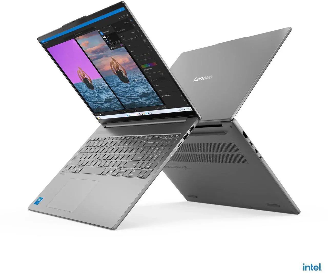 Lenovo IdeaPad Slim 5 16" Touchscreen Lightweight Laptop, Intel Core 7 240H, 32GB DDR5, 2TB SSD, Grey