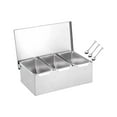 thumbnail image 1 of Tarro de condimentos Contenedor de almacenamiento Herramienta para hornear Utensilios de cocina Organizador Condimento 3 rejillas, 1 of 9