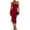 Wine, variant on Qiopertar Women's Square Neck Spaghetti Strap Ruched Bodycon Midi Dress Cocktail Party Night Out Elegant Slit Sleeveless Fitted Solid Color, Wine S