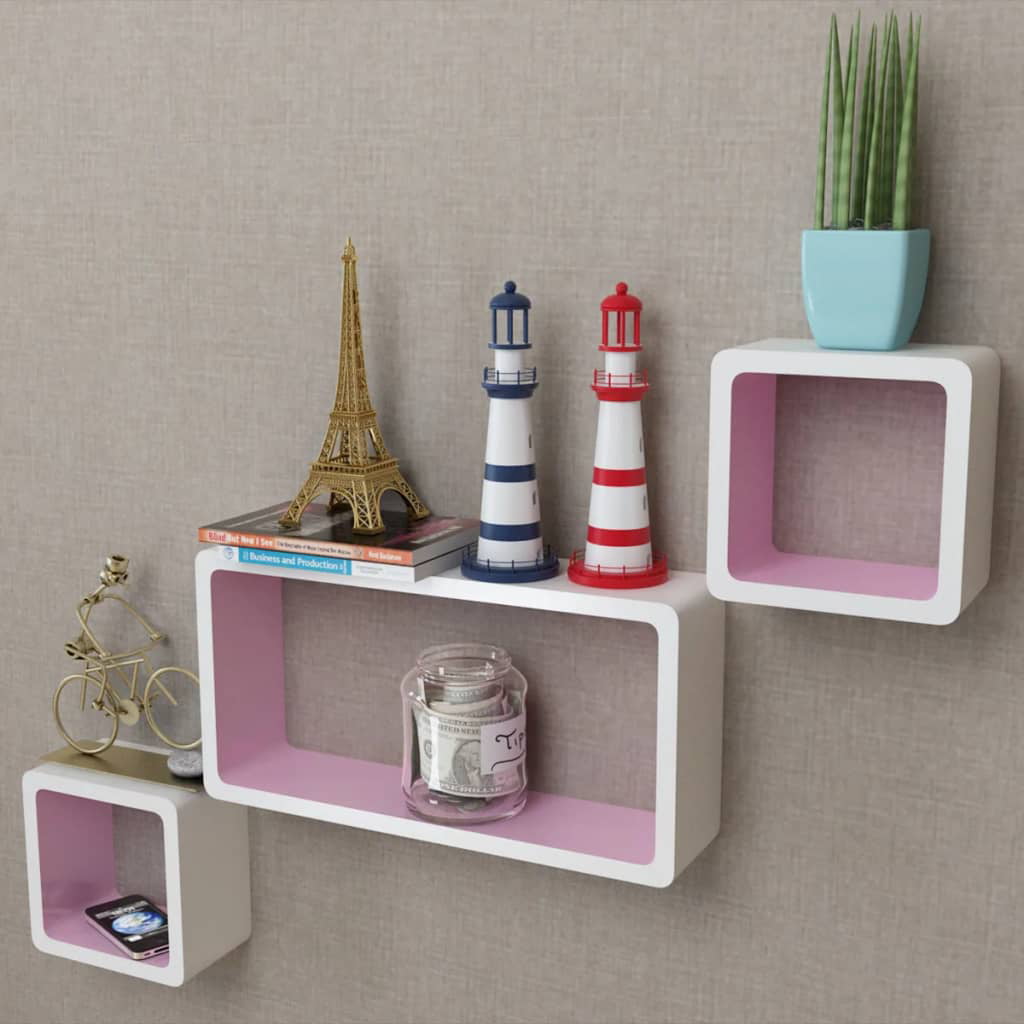 Details about   Round/Square Floating Shelf Wall Mounted Display Rack Home Decor Storage Rack 
