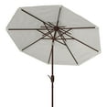 thumbnail image 3 of SAFAVIEH Lorenia 9' Double Top Market Patio Umbrella, White, 3 of 5