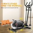 Elliptical Machine 8 Levels Elliptical Trainers with Heart Rate Sensor