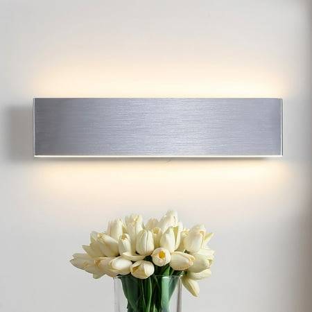 

Ajax 20.25 Dimmable Integrated LED Metal Wall Sconce Brushed Aluminum