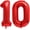 Red 10, variant on 40 Inch Red Number 30 Balloons Giant 30 Balloons Red Dirty 30 Birthday Balloons 30 Birthday Anniversary Party Decorations Supplies