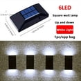 thumbnail image 5 of Solar Up Down Wall Light, IP65 Waterproof LED Wall Mounted Exterior Light Fixture For Garden Patio Yard Deck Fence Garage, 5 of 5