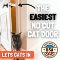 thumbnail image 2 of Door Buddy Accesorio De Puerta Para Gatos - El Soporte De Pestillo De Puerta Para Gatos Más Fácil Para Mantener La Puerta Interior Abierta Para Mascotas - Estación De Alimentación Para Gatos A Prueba, 2 of 7