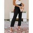 thumbnail image 3 of Pantalones de Mujer NikouMX cintura Alta Elásticos Casuales tamaño S M L XL 2XL, 3 of 6