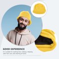 thumbnail image 6 of IBASETOY Yellow Cotton Chemo Hat for Women's, Long Hair Wrap for Home Use, Suitable for Sleeping and Hair Care, 6 of 8