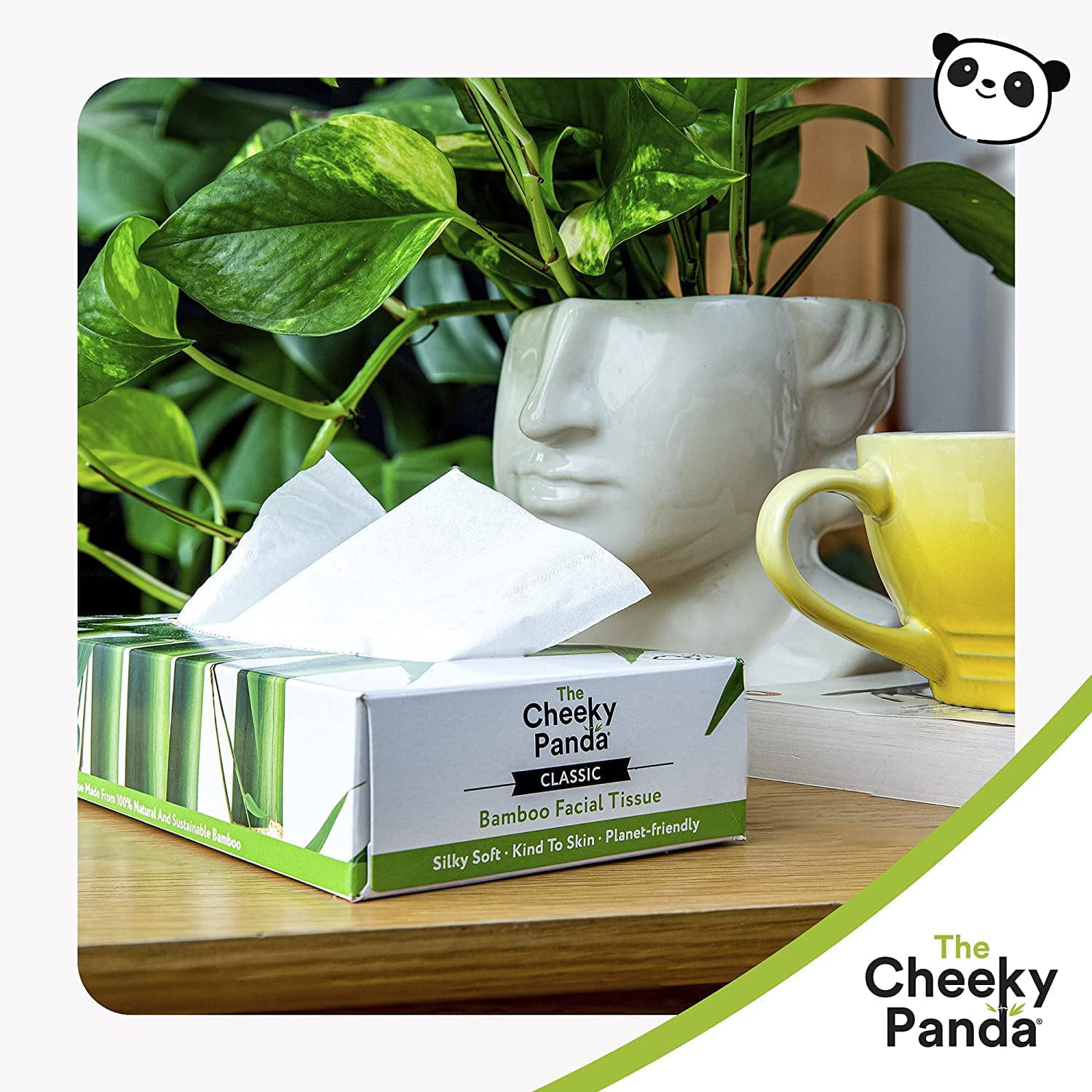 Eco-Friendly Hypoallergenic The Cheeky Panda – Bamboo Pocket Tissues Super 