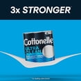 thumbnail image 4 of Cottonelle Ultra Clean Papier Hygiénique, Papier de Bain Résistant, 12 Rouleaux Méga (Équivaut à 48 Rouleaux Réguliers), 4 of 5