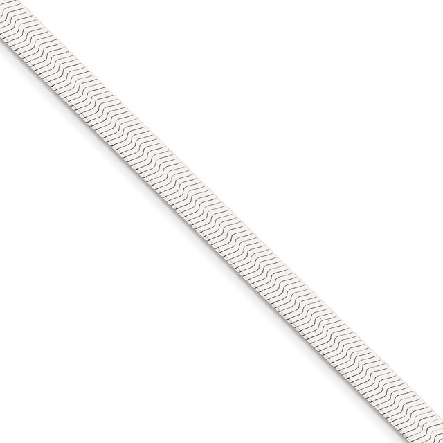 925 Sterling Silver 7mm Magic Herringbone Chain Bracelet