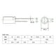 thumbnail image 4 of Uxcell 12.5x20mm 1000uF 35V 105C Capacitores electrolíticos de aluminio de alta temperatura, paquete de 50, 4 of 5