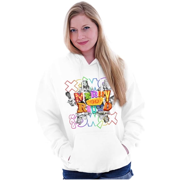 XOMG POP Merry Go Round Song Cover Women Plus Size Hoodie Brisco Brands 2X