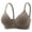 Coffee, variant on Cozy Bra For Womens Comfortable Wirefree Seamless Bra Fashion Trendy Strappy Daily Bras