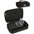 thumbnail image 1 of Bolsa para taladro de uñas, bolsa para brocas de uñas, kit de máquina de uñas eléctrica, bolsa organizadora con bandas de lijado de uñas, estuche de regalo para mujeres (negro), 1 of 5