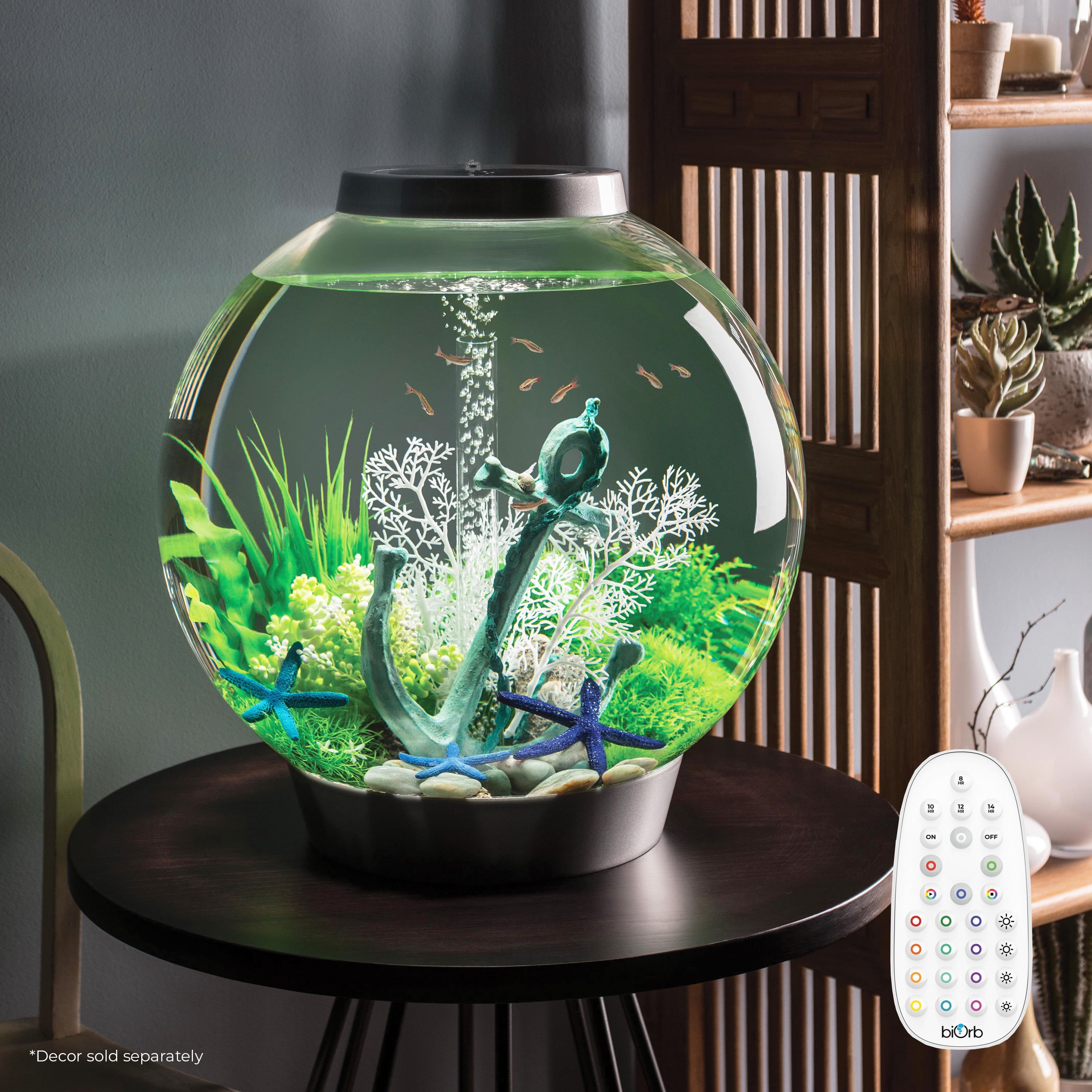 biOrb CLASSIC 60 Aquarium with MCR Light - 16 gallon, black