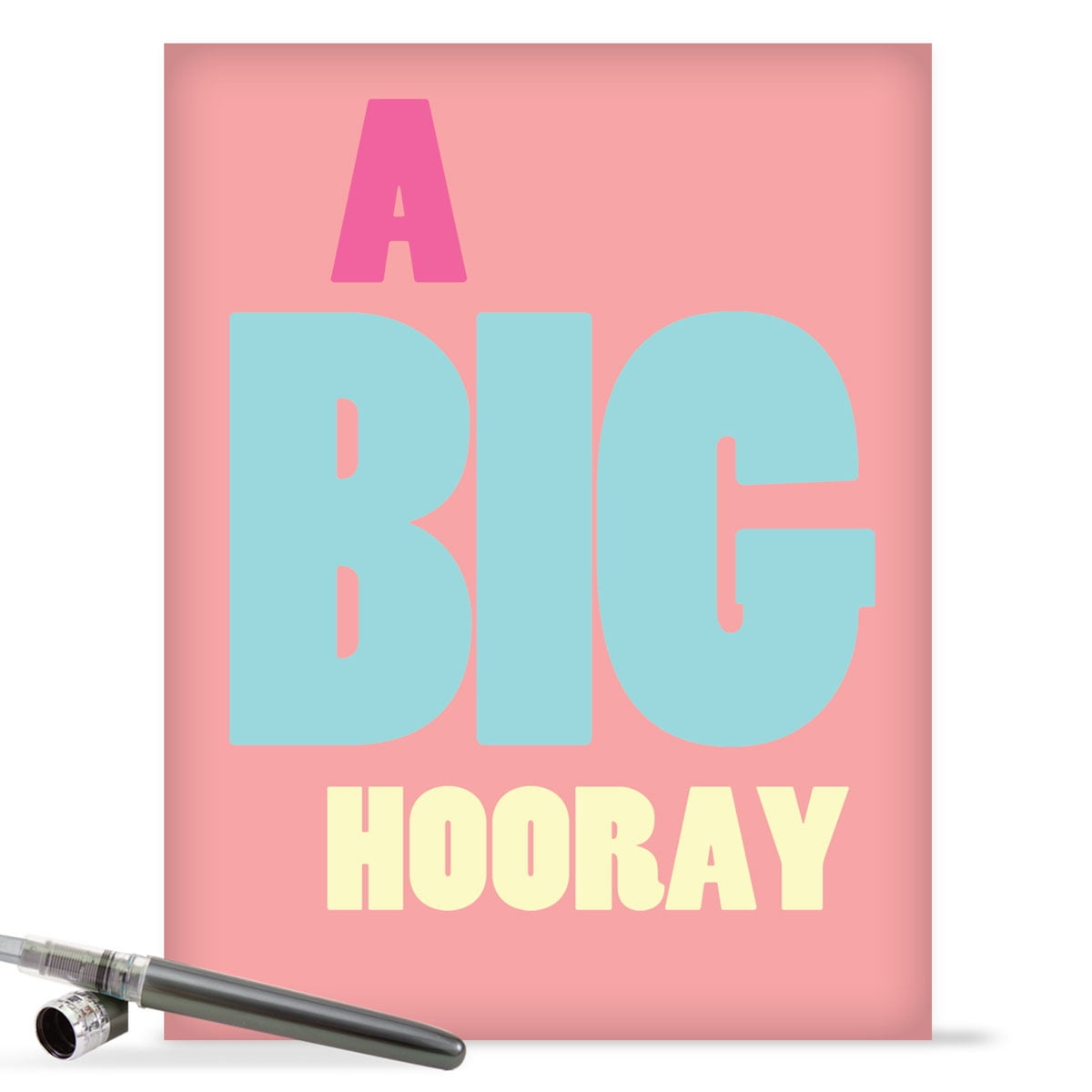 J9690 Jumbo Funny Congratulations Greeting Card 'Big Hooray