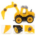 thumbnail image 2 of KAKOWELY Vehicle Model 1Pc Cartoon DIY Car Toy Funny Creative Educational Toy Children Plaything5.91"X2.28"X2.87", 2 of 4