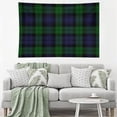 thumbnail image 3 of Black Watch Tartan Wall Tapestry 60"x90" Lightweight, Wrinkle-Resistant Hanging Blanket for Bedroom Living Room Decor, 3 of 6