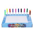 thumbnail image 1 of Kids Blow Pens, Glow In The Dark Doodle, Blow Colouring 8 Templates Educational Pens Kids Airbrush Marker, 1 of 8