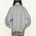 thumbnail image 5 of MKLEKYY Veste Matelassée à Enfiler pour Femmes Automne Cardigan Version Hommes et Femmes Hauts Polyvalents Décontracté Double Fermeture Éclair Tendance, 5 of 5