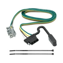 10-C Equinox/Terrain with Factory Tow Package Oem Replacement 4Way Flat Wiring Harness Replacement Auto Part, Easy to Install Fits select: 2010-2017 CHEVROLET EQUINOX, 2010-2017 GMC TERRAIN