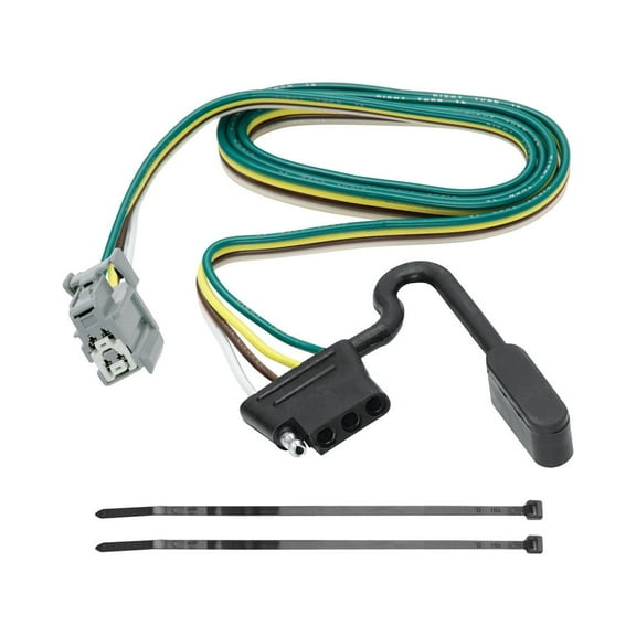 10-C Equinox/Terrain with Factory Tow Package Oem Replacement 4Way Flat Wiring Harness Replacement Auto Part, Easy to Install Fits select: 2010-2017 CHEVROLET EQUINOX, 2010-2017 GMC TERRAIN