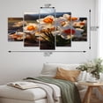 thumbnail image 4 of Designart "Daffodils landscape Sunset II" Floral Art Living Room Set, 4 of 5