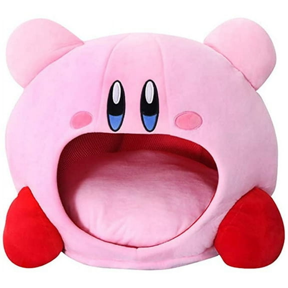 Kirby Cute Charming Cartoon Big Mouth Plushies Plush Child Sleeping Doll Sofa Bed Plushier Cartoon Plushies Doll Plush Stuffed Pillow Plushie Kawaii Cartoon Plushies Best Gift for Baby