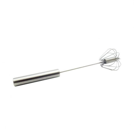 

Semi-Automatic Egg Beater Stainless Steel Mixing Tool Milk Cream Butter Whisk Mixer Kitchen Tool