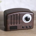 thumbnail image 4 of Radio FM portátil y barra de sonido para música con conectividad inalámbrica Altavoz Bluetooth estilo madera, 4 of 8