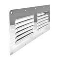 thumbnail image 5 of 1pc Stainless Steel Venting Panel for Grill Accessory, 9.1x4.5in Rectangular Louvered Panels Vent Air Grill Cover for Masonry Fire Pits & Outdoor Kitchens, Air Vent Covers Dryer Vent Cover Outside, 5 of 9