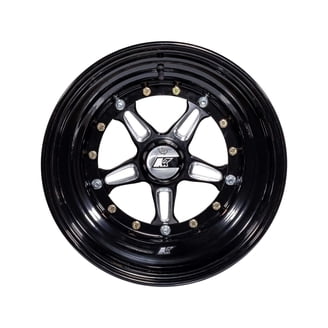 Akuza Axis 22 Black Wheel / Rim 5x115 & 5x120 with a 35mm Offset