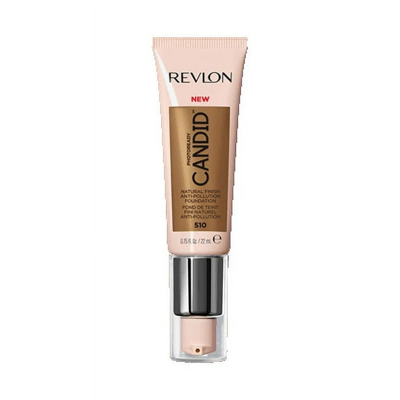Revlon PhotoReady Candid Natural Finish Anti-Pollution Foundation, 510 Cappuccino, 0.75 fl oz.