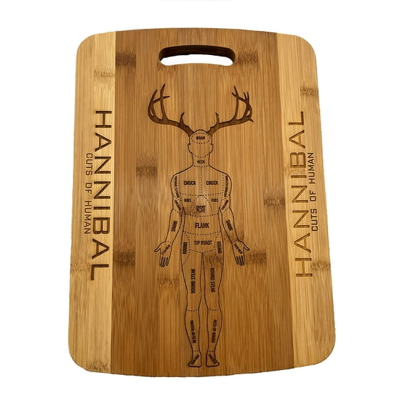 Bamboo - Hannibal Cutting Board 14''x9.5''x.5''