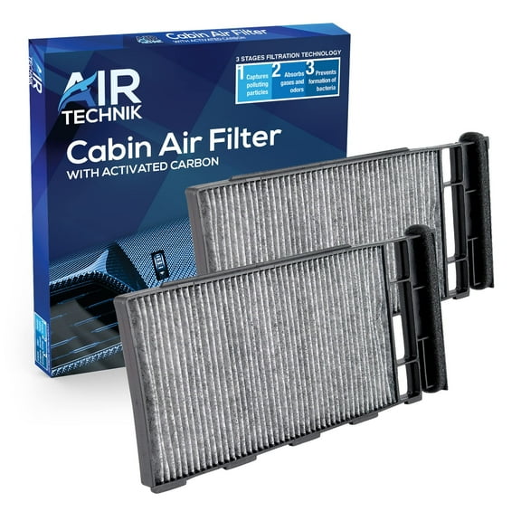 AirTechnik CF11180 Cabin Air Filter w/Activated Carbon  Fits 1998-2004 Nissan Frontier, 2000-2004 Xterra - Nissan 999M1-VP002