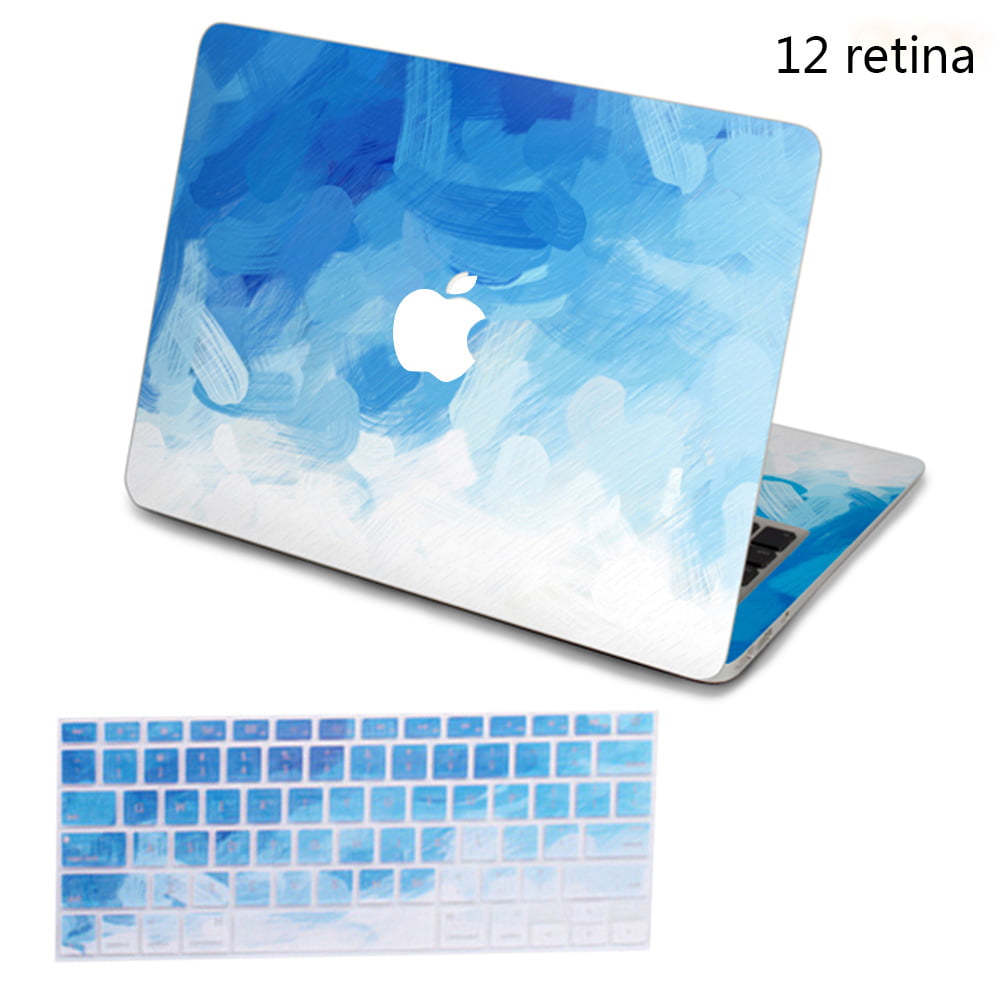 Compatible with MacBook Retina 12 2015-2017 with Retina Display,A1534 Case,Plastic Abstract Colorful Oil Painting On Canvas Hard Shell Case with Keyboard Cover & Screen Protector & Cleaning Brush