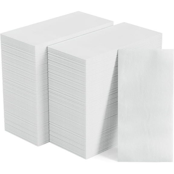 600PACK Disposable Hand Towels for Bathroom, Soft and Absorbent Paper Guest Towels Disposable Decorative Bathroom Hand Napkins for Kitchen, Parties, Weddings, Dinners