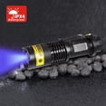 thumbnail image 4 of UV 365nm Light Wood's lamp Blacklight Ultraviolet Flashlight LED Portable Mini Handheld Torch Detector for Dog Urine Pet Stains 370nm Anti-counterfeiting Identification, Resin Curing, 4 of 10