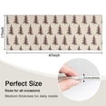 thumbnail image 5 of Brown Christmas Tree Pattern Kitchen Rug Mat,Kitchen Runner Rugs Non Skid Washable,Decorative Kitchen Floor Mats for Kitchen,Sink,Laundry,17"X47", 5 of 5