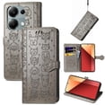 thumbnail image 4 of Funda Cartera FOXDOCK para Xiaomi Redmi Note 13 PRO 4G , Flip PU con Relieve de Gatos y Perros, Tarjetero y Soporte, 4 of 6