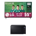 thumbnail image 1 of Combo TV LG 55 Pulgadas UHD AI UA7510 4K SMART TV 2025 55UA7510 con Horno Microondas LG NeoChef 0.7 Pies EasyClean MS2032GAS, 1 of 7
